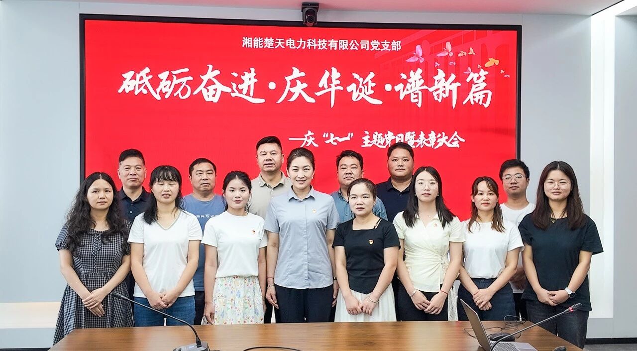 賡續初心擔使命 凝心聚力啟新程｜湘能楚天黨支部開展